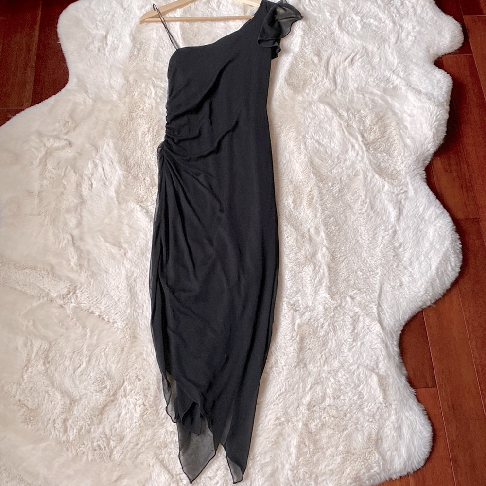 Up Front Black Formal Cocktail Dress Size Small